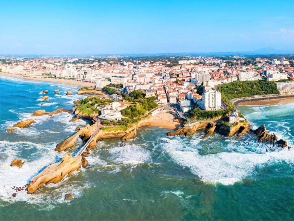 Charmant Studio En Centre-Ville Avec Piscine Proche Grande Plage - Fr-1-3-410 Μπιαρίτζ Εξωτερικό φωτογραφία